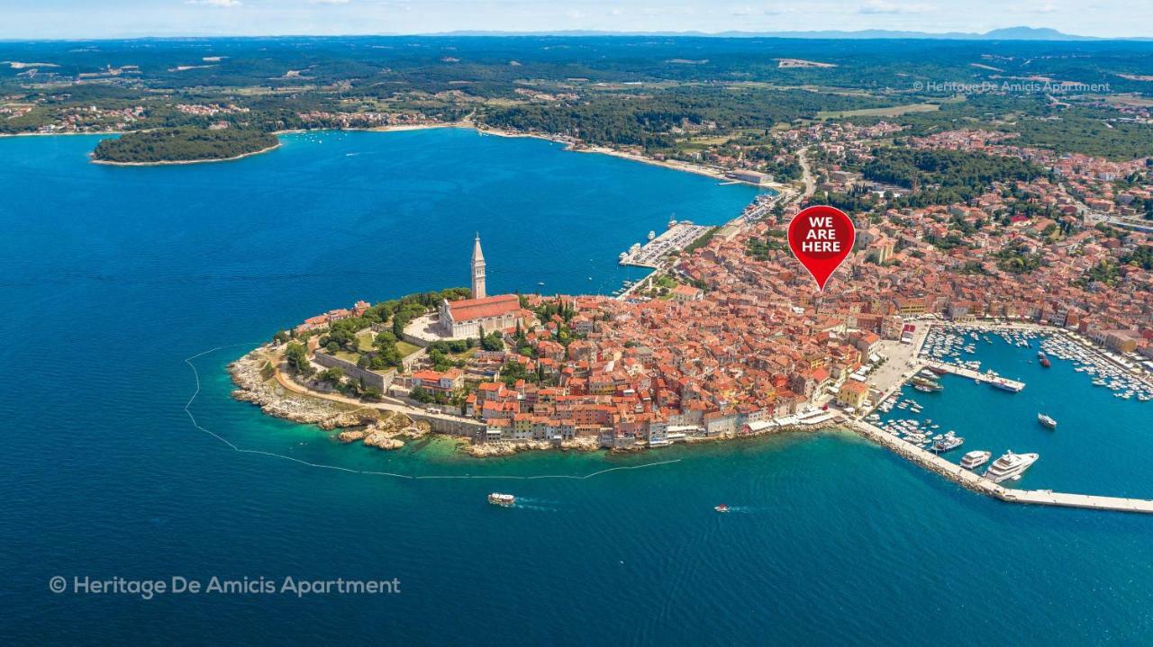 Heritage De Amicis Apartment Rovinj Kültér fotó